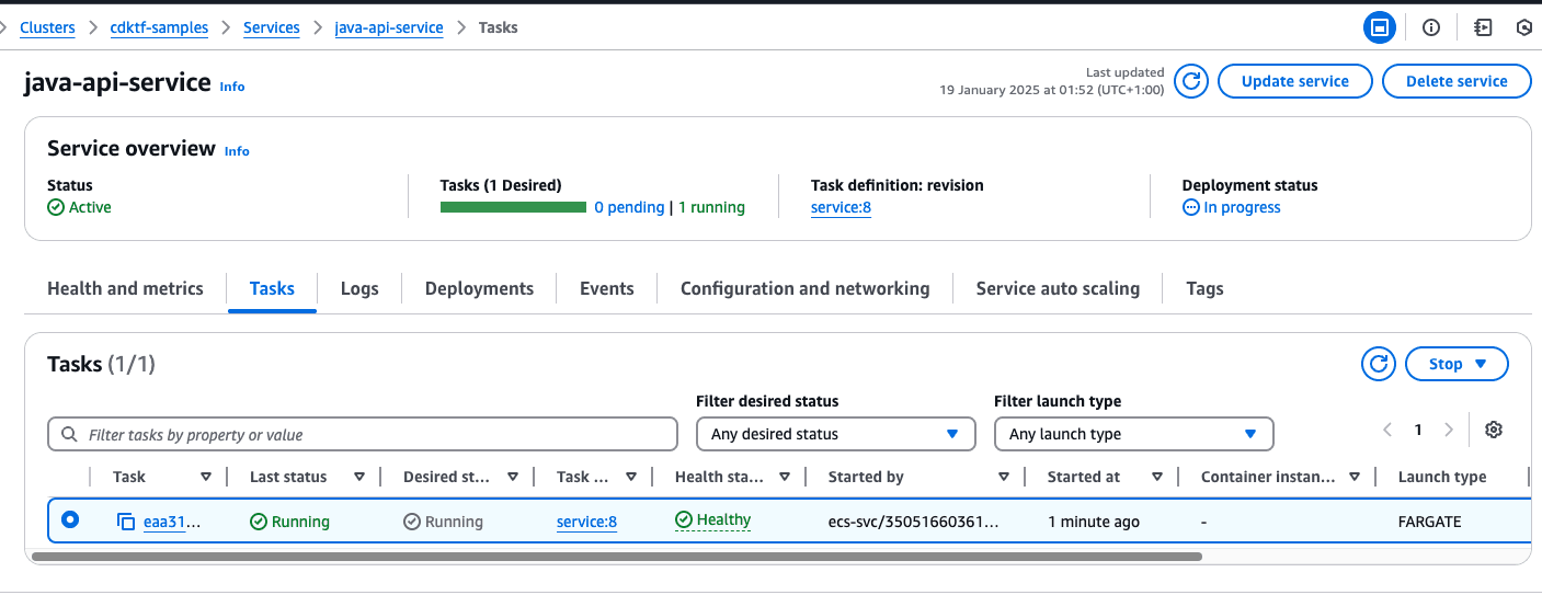 ECS Service Deployment